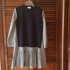 Shirt and sweater dress